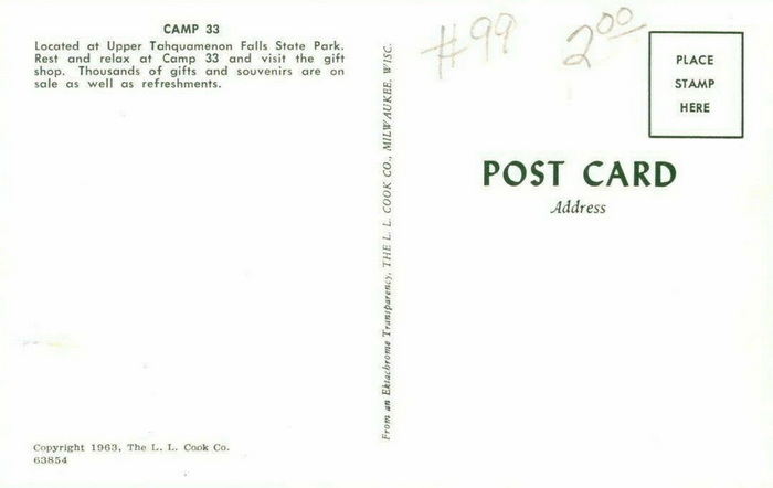 Camp 33 - Old Postcard View (newer photo)